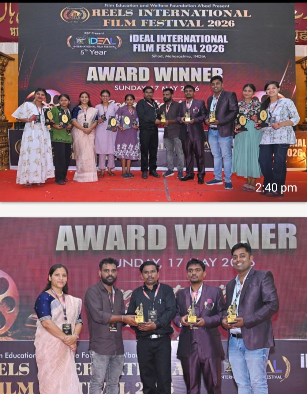 HINJILICUT FILMS SHINE AT MAHARASHTRA FESTIVAL WITH 4 INTERNATIONAL AWARDS