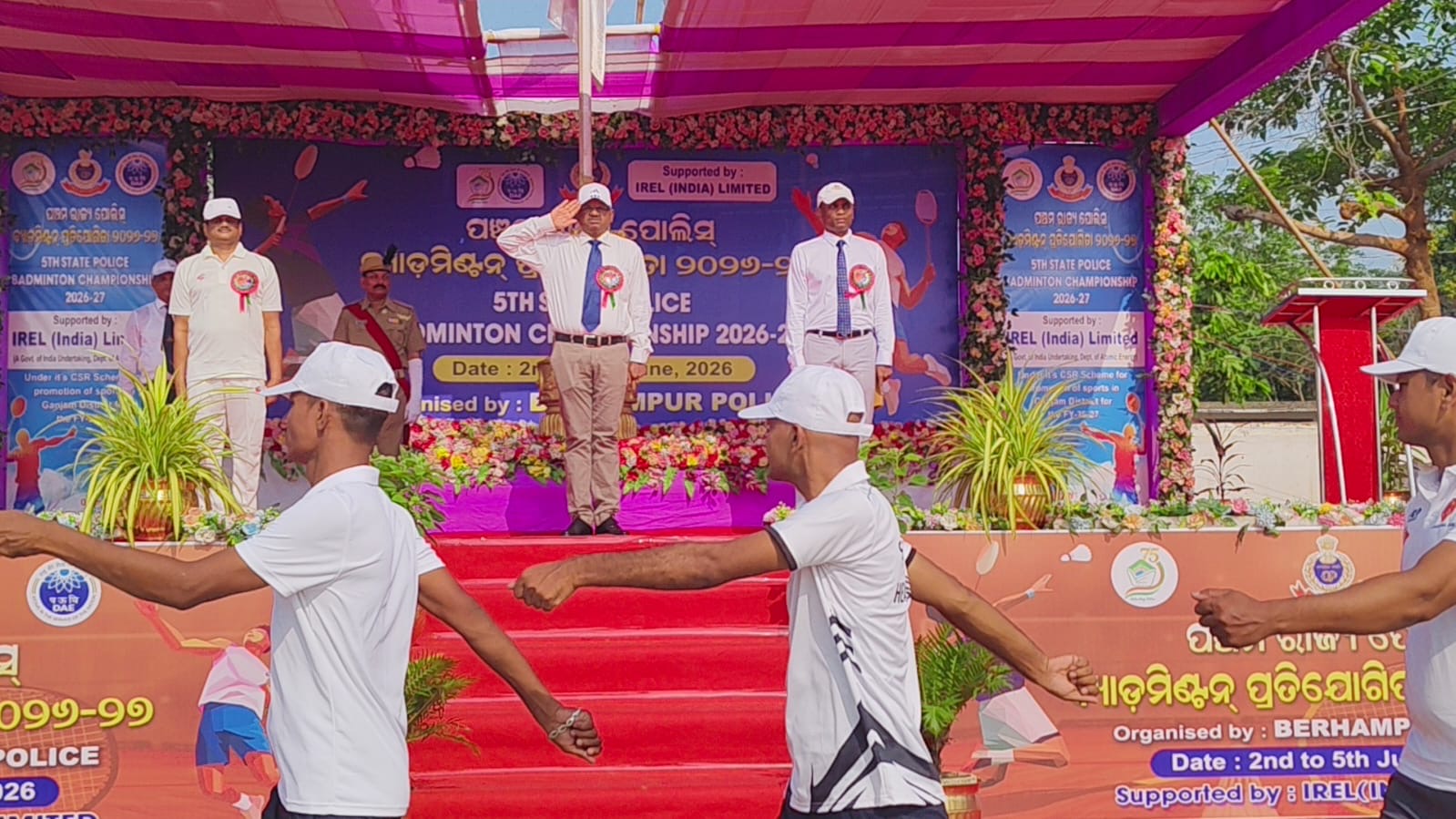 5th State Police Badminton Championship Begins in Berhampur